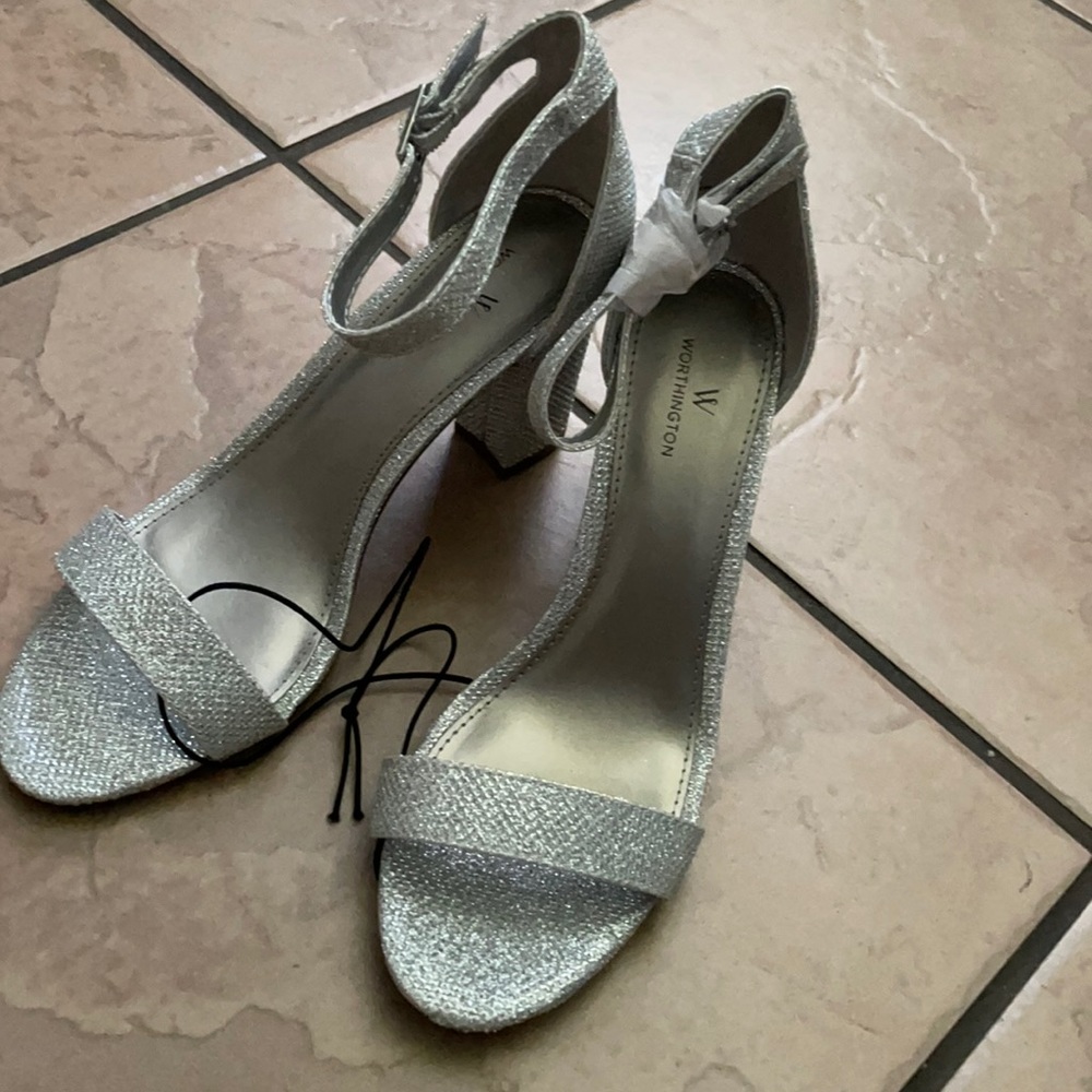 Glitter high heels